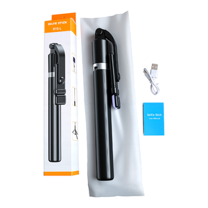 R1S-L Selfie Stick <b>Tripod</b> With LED Fill Light 170cm Extendable Floor Stand Detachable Wireless Remote Shutter Phone Mount - Product Image 2