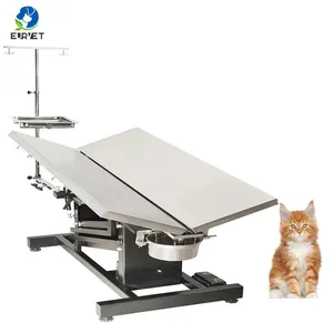 EUR VET Tieren Haustier-Operationstisch Spezial-Edelstahl-Chirurgie-Überprüfungs-Tisch für Tierarztklinik
