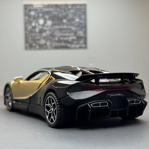 <span class=keywords><strong>Bugatti</strong></span> 1:32 modellino giocattolo Super auto decorare ornamento con suono e luce porte aperte decorazione decorazione per auto oggetto decorativo - Product Image 6