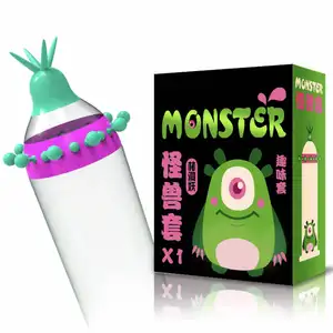 More Funny Special Sex Toy Natural Latex Spike Condom