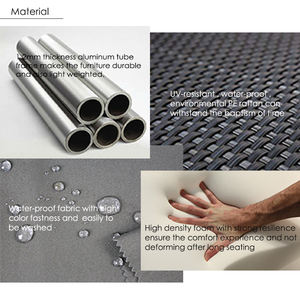 Vanfayette di buona qualità Patio divano e tavolo da esterno Rattan divano <span class=keywords><strong>in</strong></span> <span class=keywords><strong>vimini</strong></span> tavolino progetto personalizzato Interior Design - Product Image 5