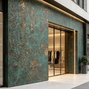 Panel <span class=keywords><strong>de</strong></span> Pared Decorativo <span class=keywords><strong>para</strong></span> Exteriores <span class=keywords><strong>de</strong></span> Piedra Blanda Dorada, Revestimiento <span class=keywords><strong>de</strong></span> Piedra Flexible MCM, Chapa <span class=keywords><strong>de</strong></span> Piedra Delgada, Impermeable y Resistente al Fuego - Product Image 2