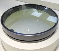 Claraboya Redonda de Aluminio con Rotura de Puente Térmico BOCHARM - Ventana de Techo Plana con Doble Acristalamiento