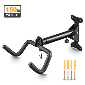 Portabiciclette <span class=keywords><strong>da</strong></span> Parete per Interni con <span class=keywords><strong>Ganci</strong></span> Neri per Bici MTB/BMX/City/Road - Product Image 5
