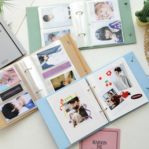 Lerp & 100 Poches Mini <span class=keywords><strong>Album</strong></span> <span class=keywords><strong>Photo</strong></span> 3 Pouces avec Notes <span class=keywords><strong>Album</strong></span> <span class=keywords><strong>Photo</strong></span> en Cuir Pu avec Sangle pour Instax Mini - Product Image 3