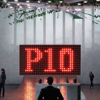 Module d'affichage LED P10 320x160mm SMD, panneau d'écran monochrome, production personnalisée pour intérieur et extérieur