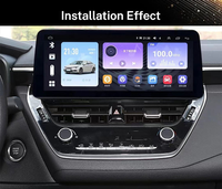 Écran tactile 12,3 pouces, lecteur stéréo 8 cœurs 4G WIFI, Carplay, Android Auto, autoradio, navigation GPS pour Toyota Allion 2021