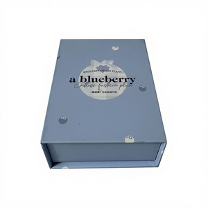 친환경 생분해성 자석 플립탑 종이 선물 상자, 네 가지 색상 인쇄 및 무광 라미네이션 - Product Image 2