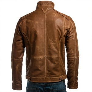 Spring and Autumn Men's <b>Leather</b> <b>Jacket</b> Men's Slim Motorcycle <b>Jacket</b> Men <b>Leather</b> Coats New Fashion Trendy <b>Leather</b> <b>Jackets</b> - Product Image 2