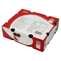 Op maat gemaakte hoogwaardige verpakkingen van karton voor verse aardbeien, kersen en fruitthee, met aangepaste logo-druk