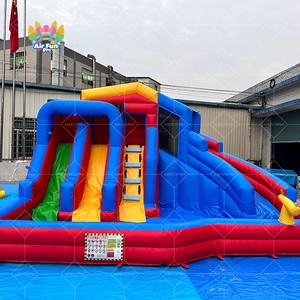 Maison gonflable gonflable Spider Man avec toboggan AirFunPro bâche en PVC écologique location de fêtes commerciales - Product Image 1