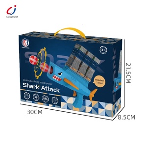 Chengji giocattoli per bambini pistola tiro bersagli gioco cartone animato squalo attacco giocattolo piccola palla di plastica tiro pistola giocattolo per i bambini - Product Image 6