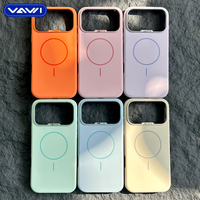 VAWI S098 Cadre d'objectif en métal avec coque de téléphone en silicone liquide incrustée de diamants pour iPhone 12 13 14 15 16 17 Pro Max Coque en silicone