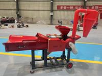 Nouvelle Hacheuse de Fourrage Multifonctionnelle Humide/Sec avec Broyeur à Marteaux et Concasseur Haute Capacité en Aluminium pour Équipement Agricole