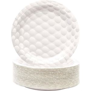 Custom Modern Sports-Themed 9-Inch Paper <b>Plate</b> Set for Birthday <b>Shower</b> Holiday Parties - Product Image 2