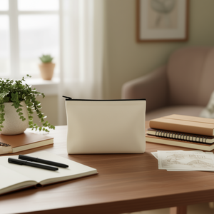 Borsa in tessuto multiuso Ilan 15x20 cm con cerniera per riporre oggetti - Product Image 3