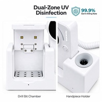 Perceuse à ongles professionnelle, moteur sans balais 40000 tr/min, acier inoxydable, portable, rechargeable, support magnétique, prise Type C