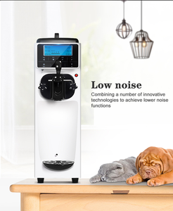 Machine à glace molle commerciale compacte 2025, directement d'usine, multifonctionnelle 220V, neuve ou d'occasion, pièces de rechange gratuites pour lait et eau - Product Image 4