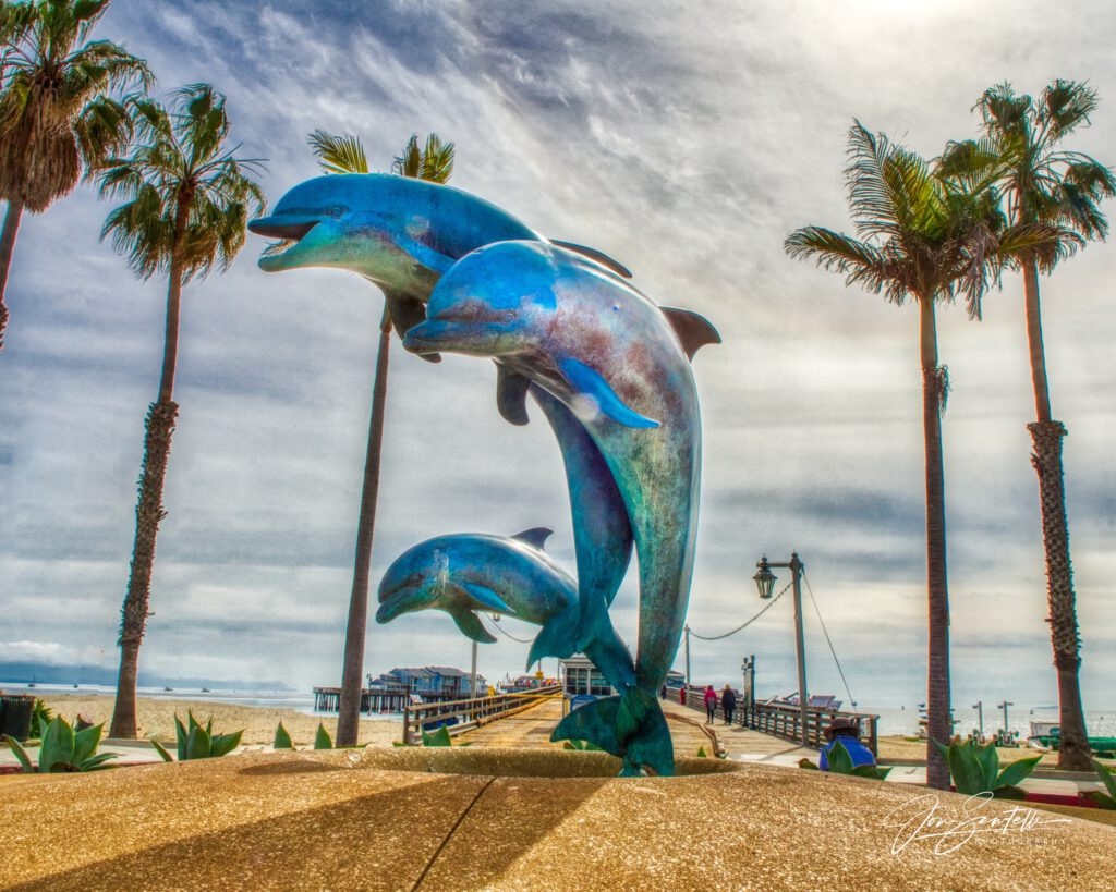 Statue d'animaux en résine, grande taille, Sculpture d'océan, plage, dauphin étanche, en fibre de verre, décoration d'aquarium