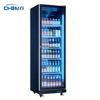 Refrigerador Comercial para Exhibición en Supermercados, Control Mecánico de Temperatura, Luz LED, Exhibición de Bebidas, Cerveza, Frutas, Verduras y Pasteles