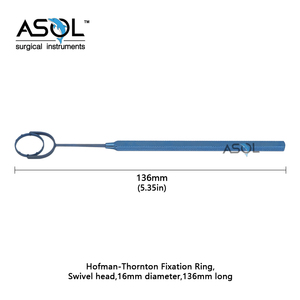 Salida de fábrica <span class=keywords><strong>Hofman</strong></span>-<span class=keywords><strong>Thornton</strong></span> Anillo de fijación cabeza giratoria instrumento quirúrgico oftálmico - Product Image 2