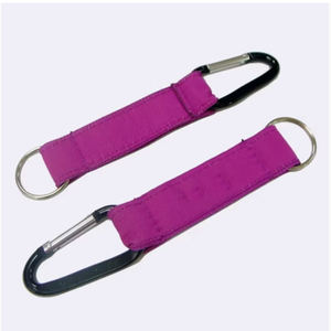 LLavero corto de nailon con etiqueta de PVC, correa de soporte para llavero tejido táctico de alta resistencia personalizado - Product Image 2