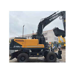 Excavatrice hydraulique Hyundai d'occasion 210w-9t modèle 2018, 20 tonnes, avec moteur, pompe et alternateur - Prix bas - Product Image 1