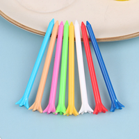 Tee de golf en caoutchouc durable de haute qualité à 5 pointes de 83 mm, multicolore, marque PM99, modèle M-14, équipement d'entraînement avec logo personnalisé