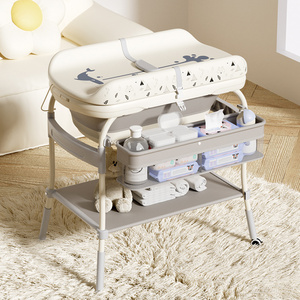 Nhà máy trực tiếp phong cách chuyển đổi dễ dàng lắp ráp bé bồn tắm và thay đổi bảng với ngăn kéo lưu trữ - Product Image 1
