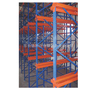 Delida Drive-In Pallet Rack 8 Layers Heavy Duty Steel Blue Powder Coated Screw Assembly Last In First Out Storage Solution - Product Image 2