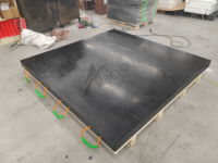 Pieds de support de sécurité 1000*1000*100mm, charge 120 tonnes, pour excavatrices, en plastique, avec poignée en corde, pour remorques/camping-cars