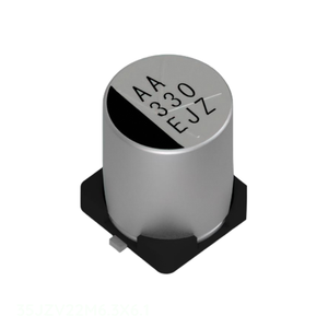 ตัวเก็บประจุขั้ว35V ฝาปิดผิว35JZV22M6.3X6.1ช่อง22 uF - Product Image 1
