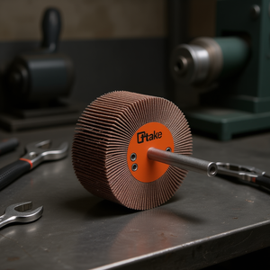 แผ่นขัดแบบวงล้อขนาด 20x20 มม. แกน 6 มม. ความหยาบ 240 สำหรับงานเจียร - Product Image 3