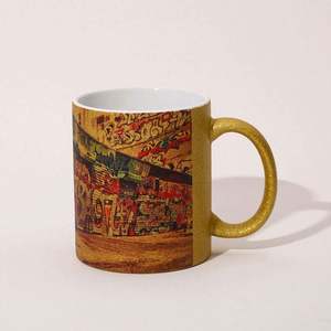 Mug à café en céramique blanc personnalisable de haute qualité, écologique, pour cadeaux d'entreprise, compatible micro-ondes et lave-vaisselle - Product Image 1