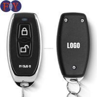 Transmetteur RF universel à double canal 433MHz EV1527 Télécommande d'apprentissage Automatisation intelligente de porte de garage avec matériau métallique