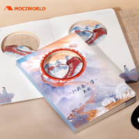 Cahier A5 personnalisable avec éléments architecturaux chinois Couverture en papier pour cahier promotionnel d'art personnalisé