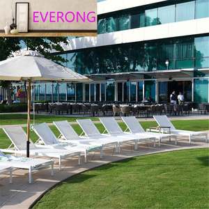 Meubles de <span class=keywords><strong>jardin</strong></span> en métal pour l'extérieur, chaises longues, lit de soleil en aluminium, chaise longue, chaise de plage, salon de <span class=keywords><strong>jardin</strong></span> - Product Image 1