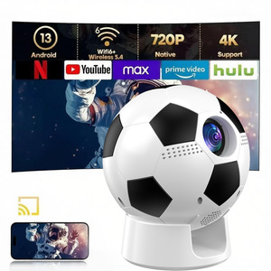 Proyector Portátil con Forma de Balón de Fútbol, 720P, Inalámbrico, WiFi, Batería Integrada, para Uso Doméstico - Product Image 2