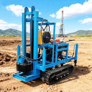 Giàn Khoan nhỏ thương mại để khoan giếng nước 100m hiệu quả kinh tế động cơ bơm DIESEL lõi hộp số tối đa 100m Độ sâu khoan - Product Image 2