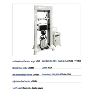 Bánh xe rim tác động thử nghiệm máy bánh xe trung tâm xuyên tâm Tác động sức mạnh Thiết bị kiểm tra lốp tác động độ bền máy kiểm tra - Product Image 4