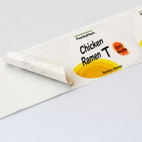 Étiquettes adhésives personnalisées découpées au contour, couleur sur mesure, écologiques, durables, impression UV, autocollants auto-adhésifs offset vifs pour l'emballage
