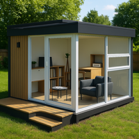 Cabine de travail privée modulaire isolée à prix abordable, abri de jardin préfabriqué, bureau extérieur, pod, cabine Apple
