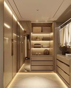 Armoires de style moderne personnalisées, armoire de chambre à coucher, vestiaire décoratif pour l'entrée - Product Image 3