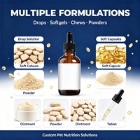 Complément alimentaire quotidien pour animaux de compagnie : Santé de la peau, pelage brillant, soutien articulaire, soin immunitaire, formules multiples, solutions nutritionnelles personnalisées pour animaux.