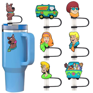 2024 nuovo arrivo all'ingrosso americano squadra di Baseball stile PVC 10mm Silicone paglia Topper - Product Image 2