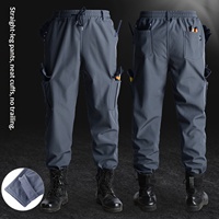 Pantalon cargo pour homme de haute qualité, doublé en polaire, multi-poches, chaud, coupe-vent, pour le travail en extérieur en hiver, logo personnalisé