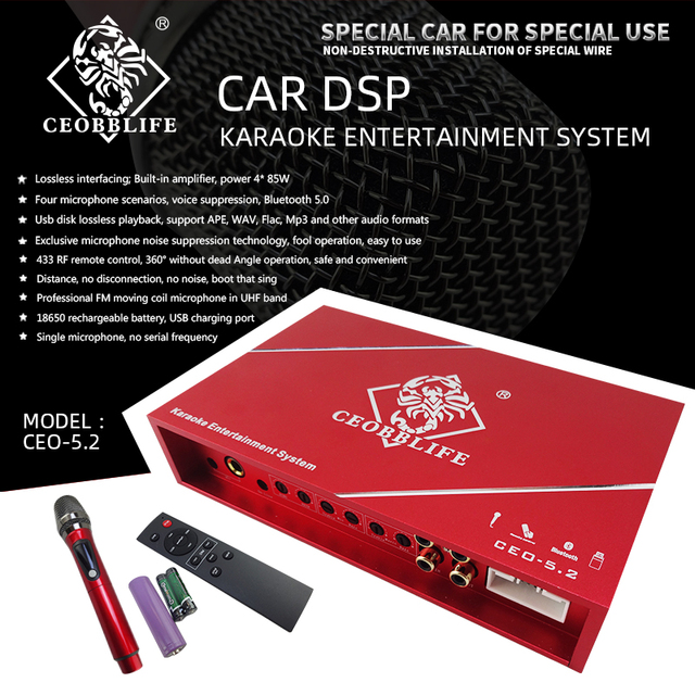 Karaoke System  CEOBBLIFE  CEO  5 .2   5.0 Karaoke System Usb Mp3 BT