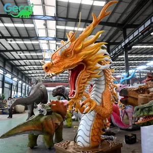 Gecai Animatronic Chinese Dragons Model Supplier