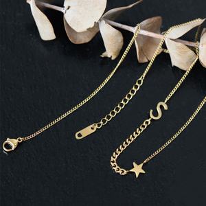 Collar Personalizado con Logotipo, Resistente al Deslustre, Impermeable, de Acero Inoxidable, Chapado en Oro de 18k para Mujer - Product Image 3