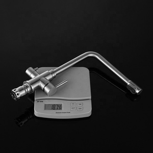 Rubinetto da <span class=keywords><strong>Cucina</strong></span> Moderno di Alta Qualità con Doppia Maniglia per Acqua Calda e Fredda, Miscelatore a 3 Vie in Acciaio Inox 304 con Filtro per Acqua Potabile - Product Image 5